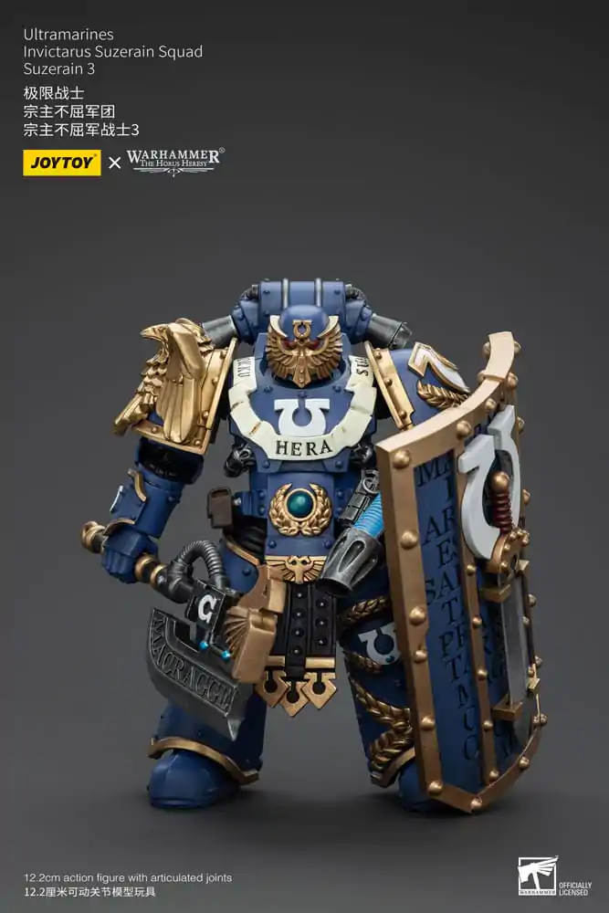 Figurină de acțiune Warhammer The Horus Heresy 1/18 Ultramarines Invictarus Suzerain Squad Suzerain 3 12 cm poza produsului