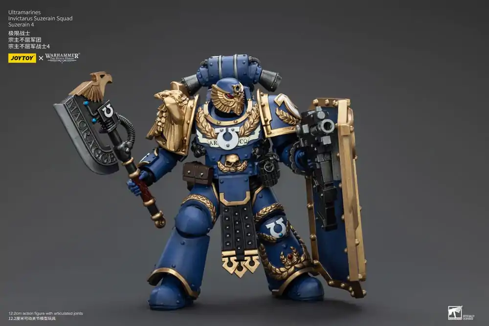 Warhammer The Horus Heresy Figurina de Acțiune 1/18 Ultramarines Invictarus Suzerain Squad Suzerain 4 12 cm poza produsului