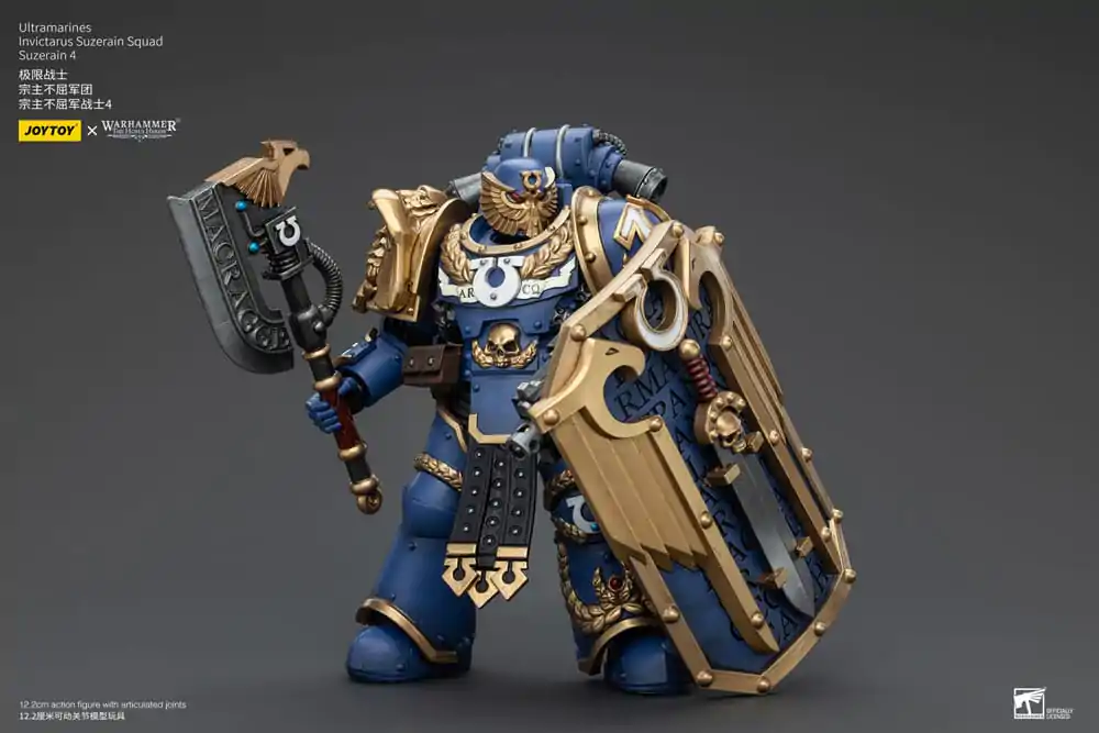 Warhammer The Horus Heresy Figurina de Acțiune 1/18 Ultramarines Invictarus Suzerain Squad Suzerain 4 12 cm poza produsului