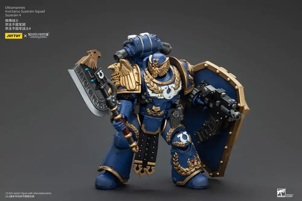 Warhammer The Horus Heresy Figurina de Acțiune 1/18 Ultramarines Invictarus Suzerain Squad Suzerain 4 12 cm poza produsului