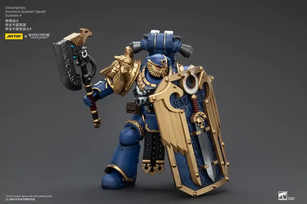 Warhammer The Horus Heresy Figurina de Acțiune 1/18 Ultramarines Invictarus Suzerain Squad Suzerain 4 12 cm poza produsului