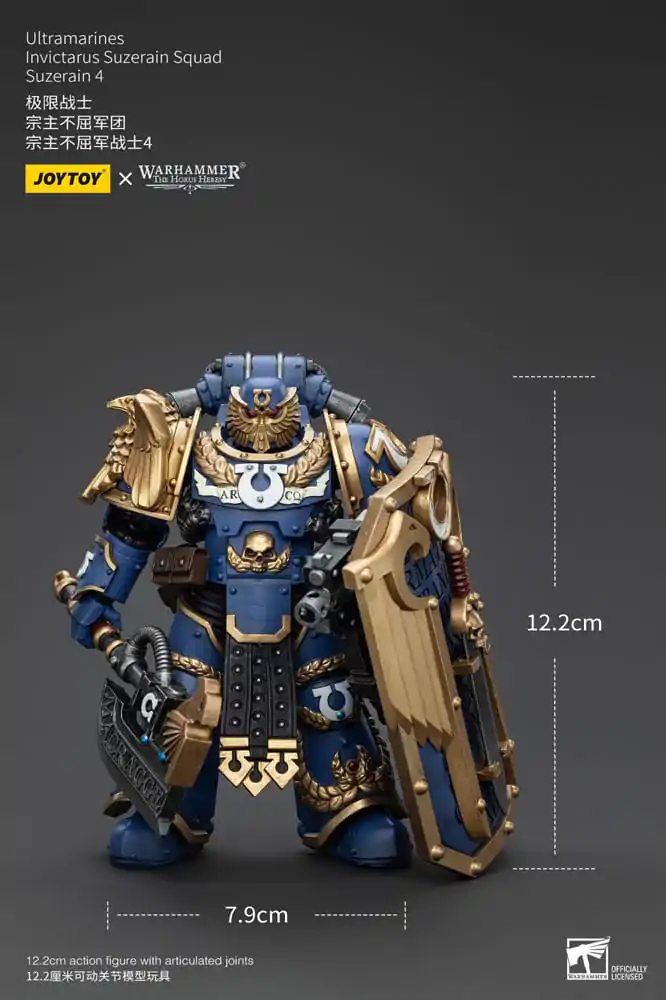 Warhammer The Horus Heresy Figurina de Acțiune 1/18 Ultramarines Invictarus Suzerain Squad Suzerain 4 12 cm poza produsului