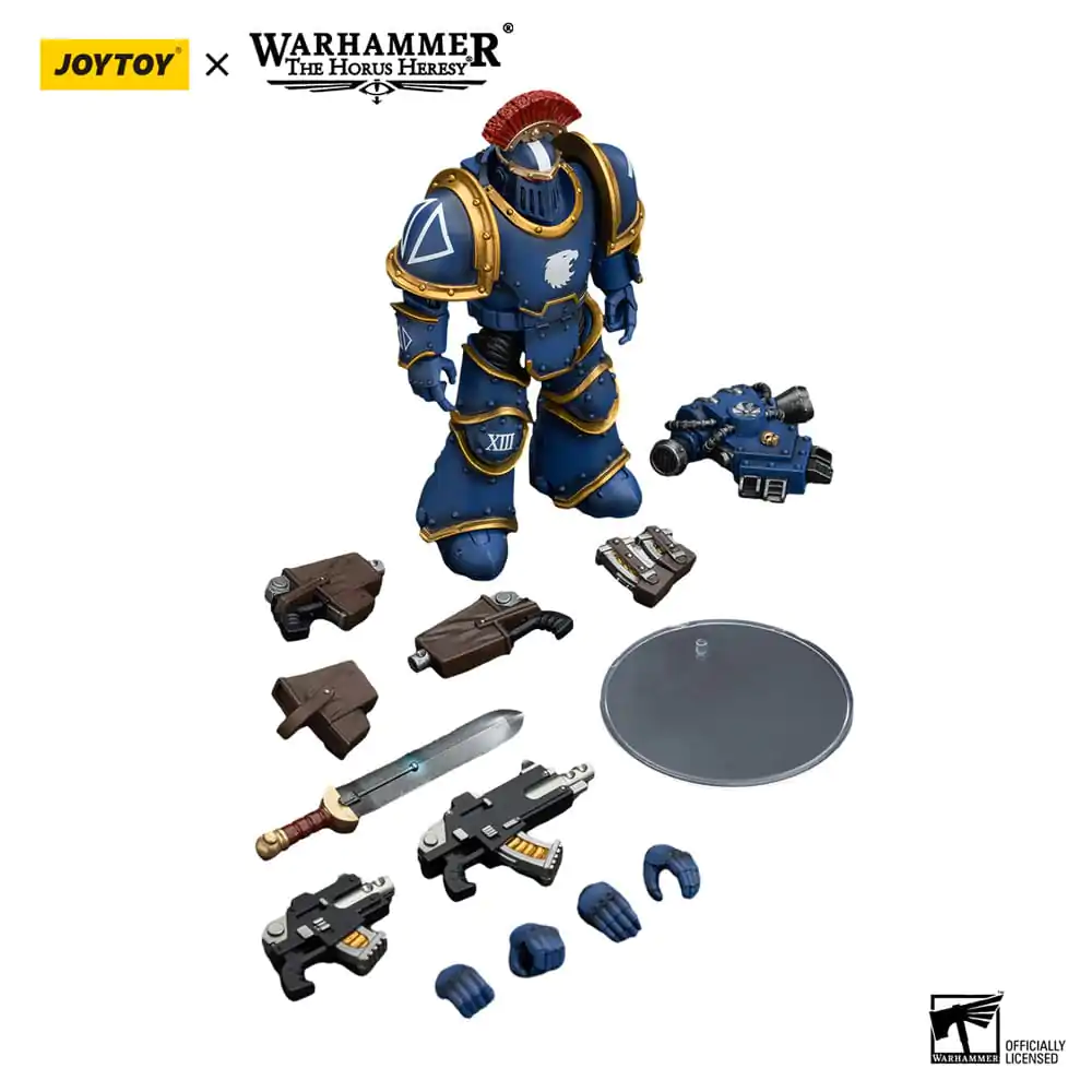 Warhammer The Horus Heresy figurină de acțiune 1/18 Ultramarines Legion MKIII Tactical Squad Sergeant cu Power Sword 12 cm poza produsului