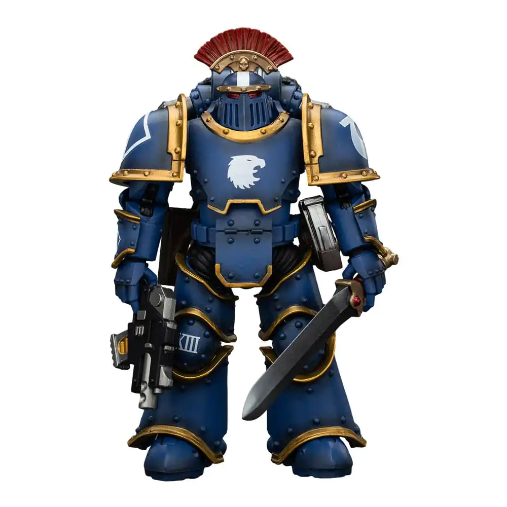 Warhammer The Horus Heresy figurină de acțiune 1/18 Ultramarines Legion MKIII Tactical Squad Sergeant cu Power Sword 12 cm poza produsului