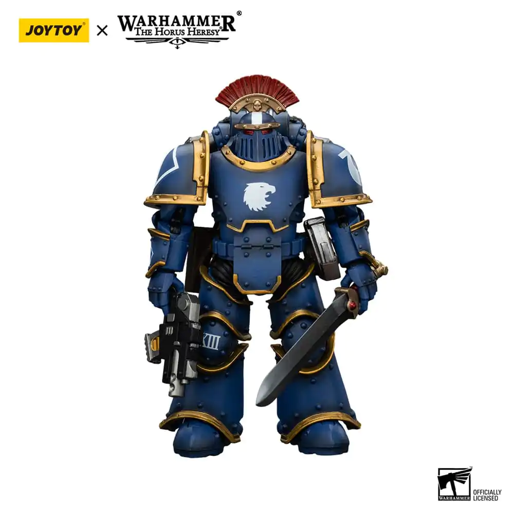 Warhammer The Horus Heresy figurină de acțiune 1/18 Ultramarines Legion MKIII Tactical Squad Sergeant cu Power Sword 12 cm poza produsului