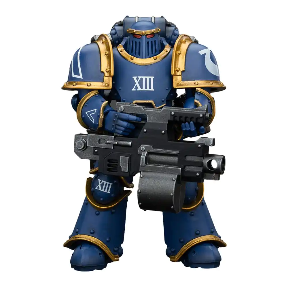 Warhammer The Horus Heresy Figurina de acțiune 1/18 Ultramarines Legion MKIII Tactical Support Squad Legionar cu Heavy Bolter 12 cm poza produsului