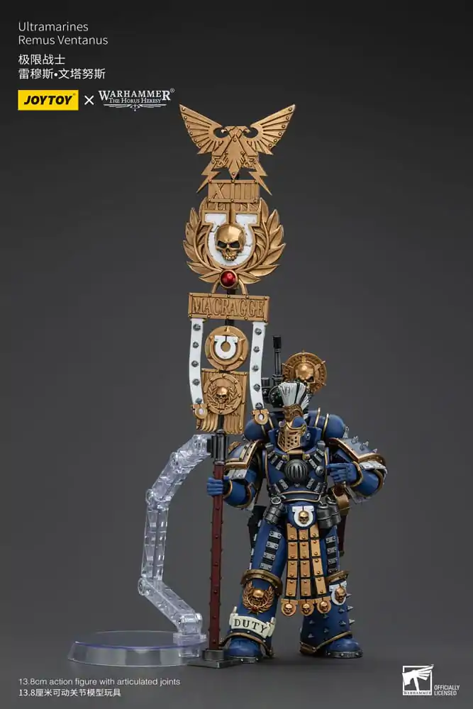 Figurină de acțiune Warhammer The Horus Heresy 1/18 Ultramarines Remus Ventanus 14 cm poza produsului