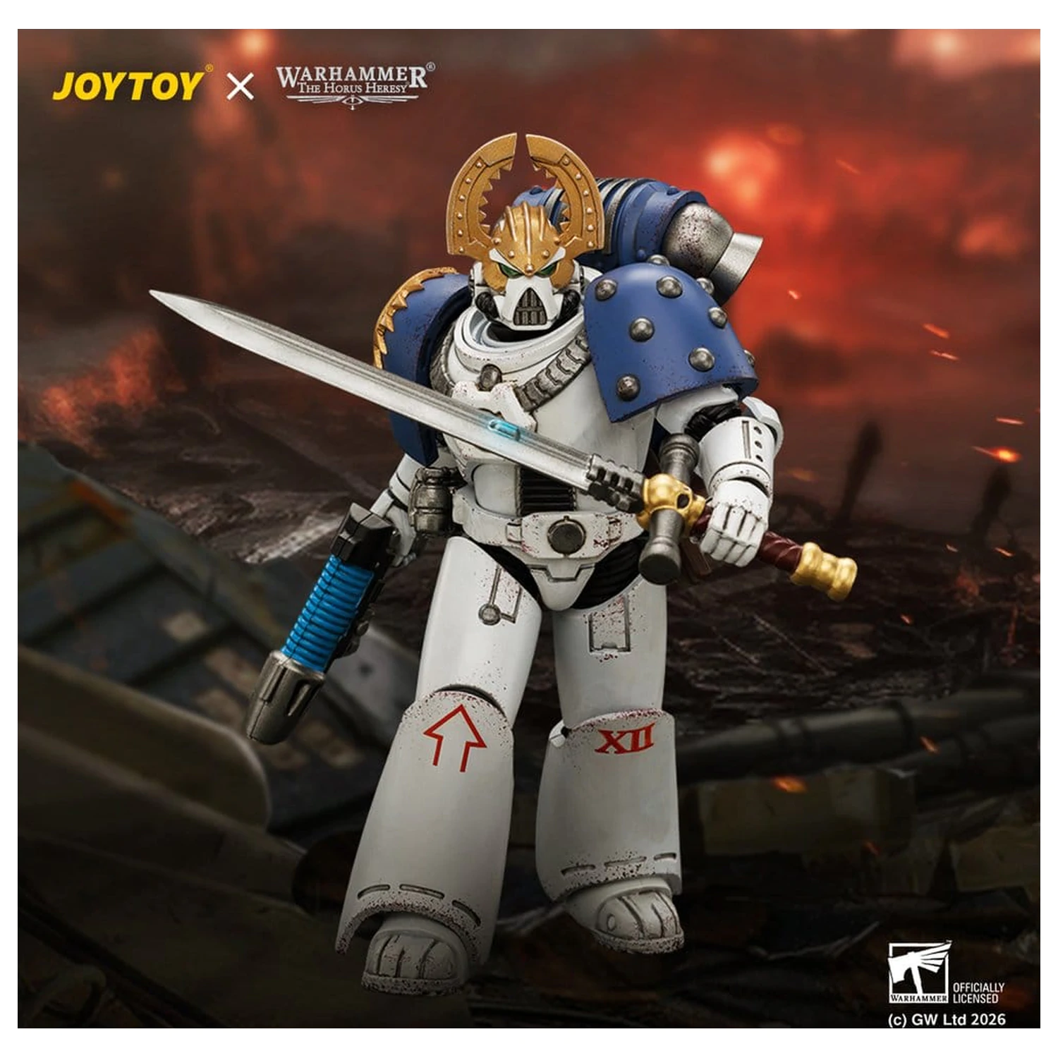 Warhammer The Horus Heresy figurina MKVI Tactical Sergeant World Eaters 12 cm poza produsului