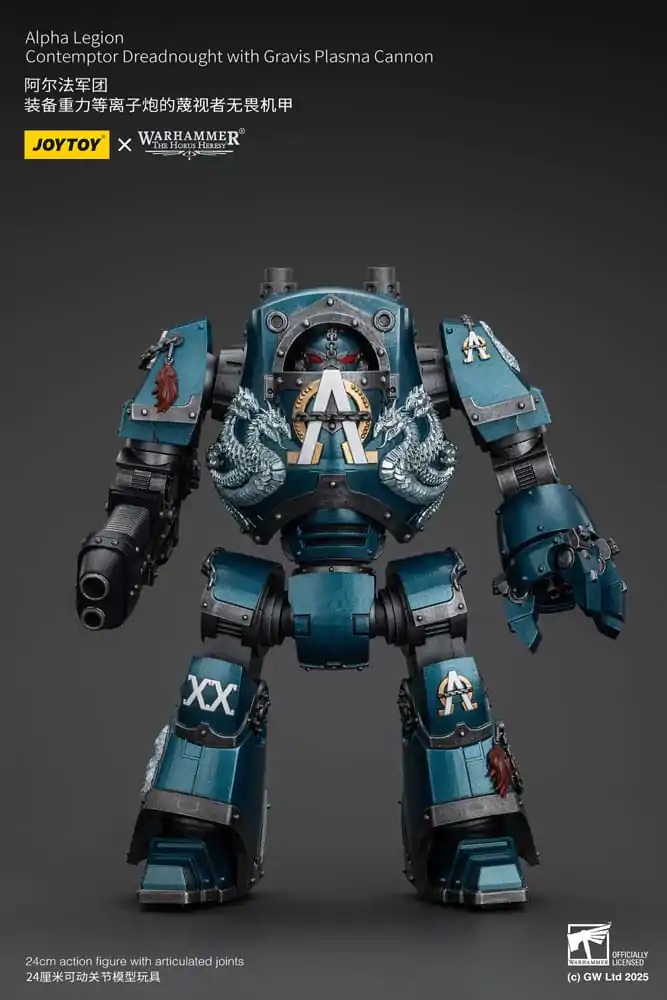 Warhammer The Horus Heresy Figurina de acțiune Alpha Legion Contemptor Dreadnought with Gravis Plasma Cannon 25 cm poza produsului