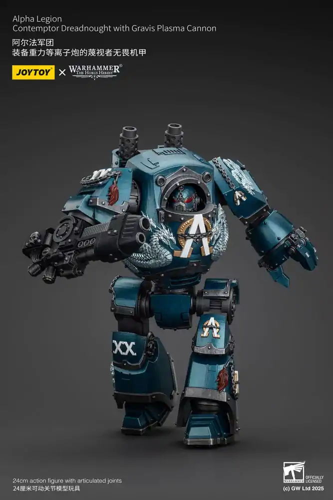 Warhammer The Horus Heresy Figurina de acțiune Alpha Legion Contemptor Dreadnought with Gravis Plasma Cannon 25 cm poza produsului