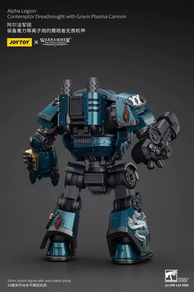 Warhammer The Horus Heresy Figurina de acțiune Alpha Legion Contemptor Dreadnought with Gravis Plasma Cannon 25 cm poza produsului