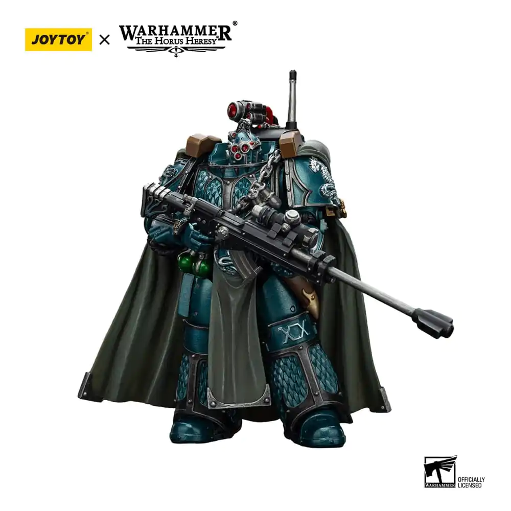 Warhammer The Horus Heresy Figurină de acțiune Alpha Legion Exodus The One who is Many With Sniper Rifle And Power Dagger 12 cm poza produsului