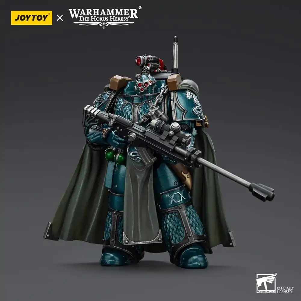 Warhammer The Horus Heresy Figurină de acțiune Alpha Legion Exodus The One who is Many With Sniper Rifle And Power Dagger 12 cm poza produsului