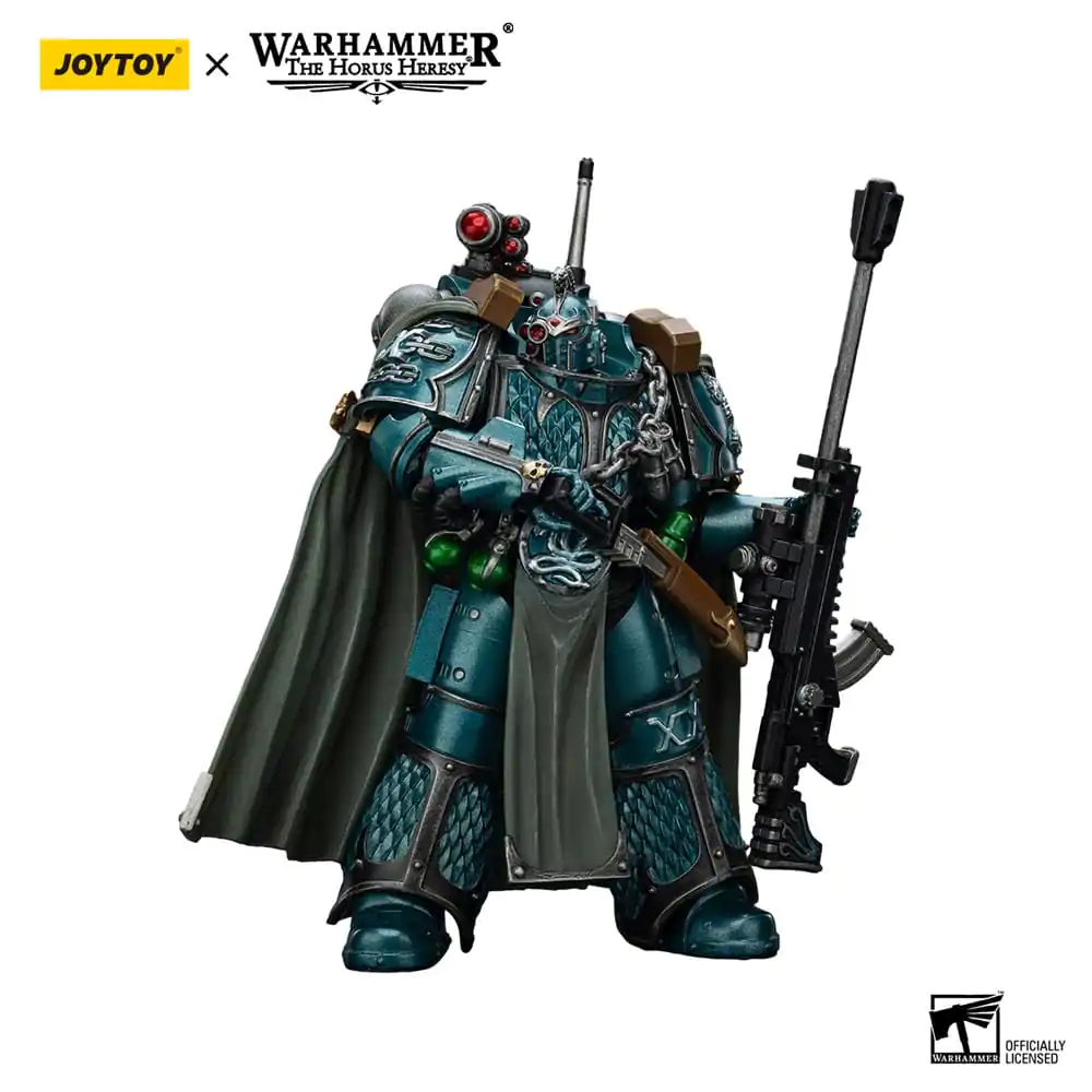 Warhammer The Horus Heresy Figurină de acțiune Alpha Legion Exodus The One who is Many With Sniper Rifle And Power Dagger 12 cm poza produsului