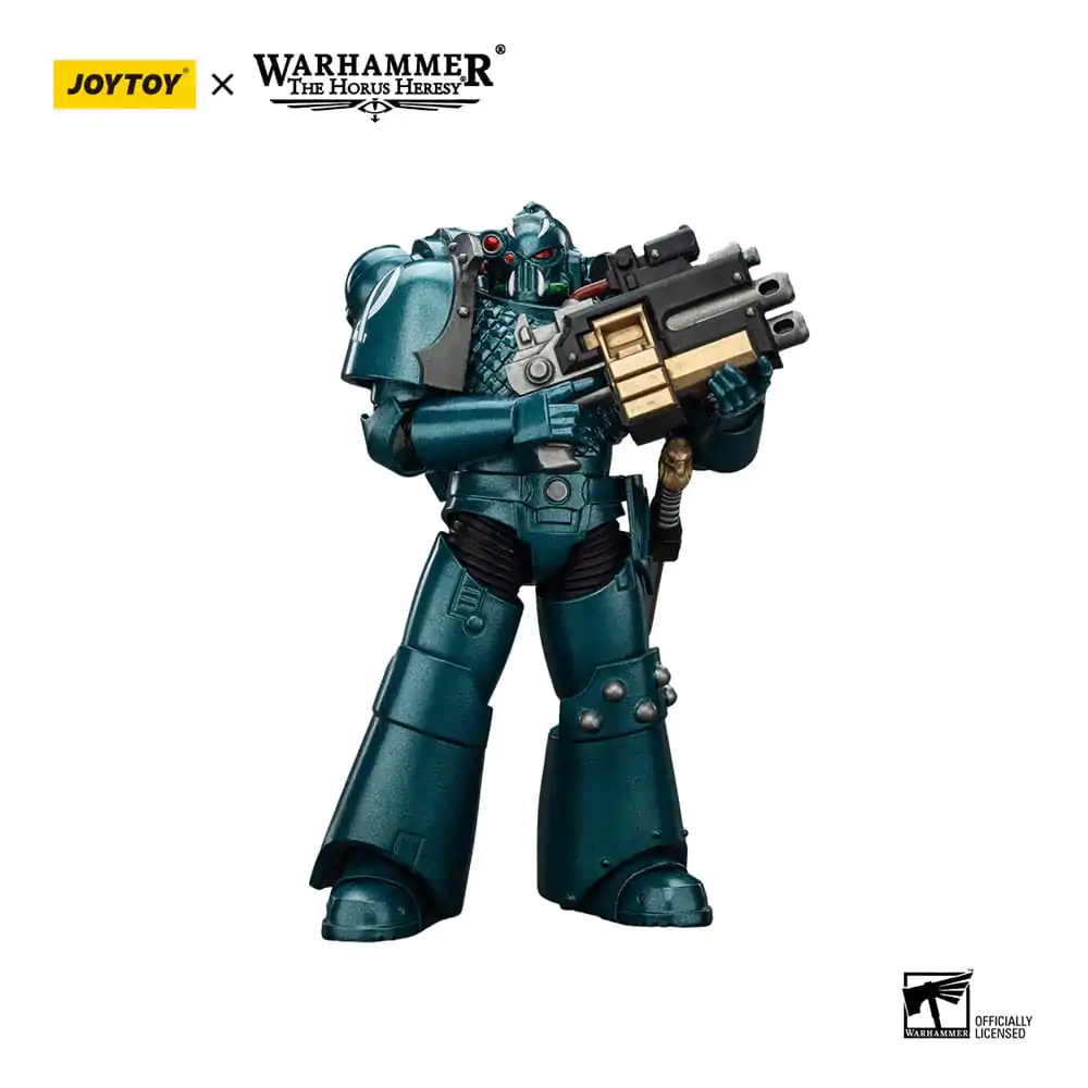 Warhammer The Horus Heresy Figurina de acțiune Alpha Legion Head hunter cu Banestrike Combi-Bolter și Pumnal energetic 20 cm poza produsului