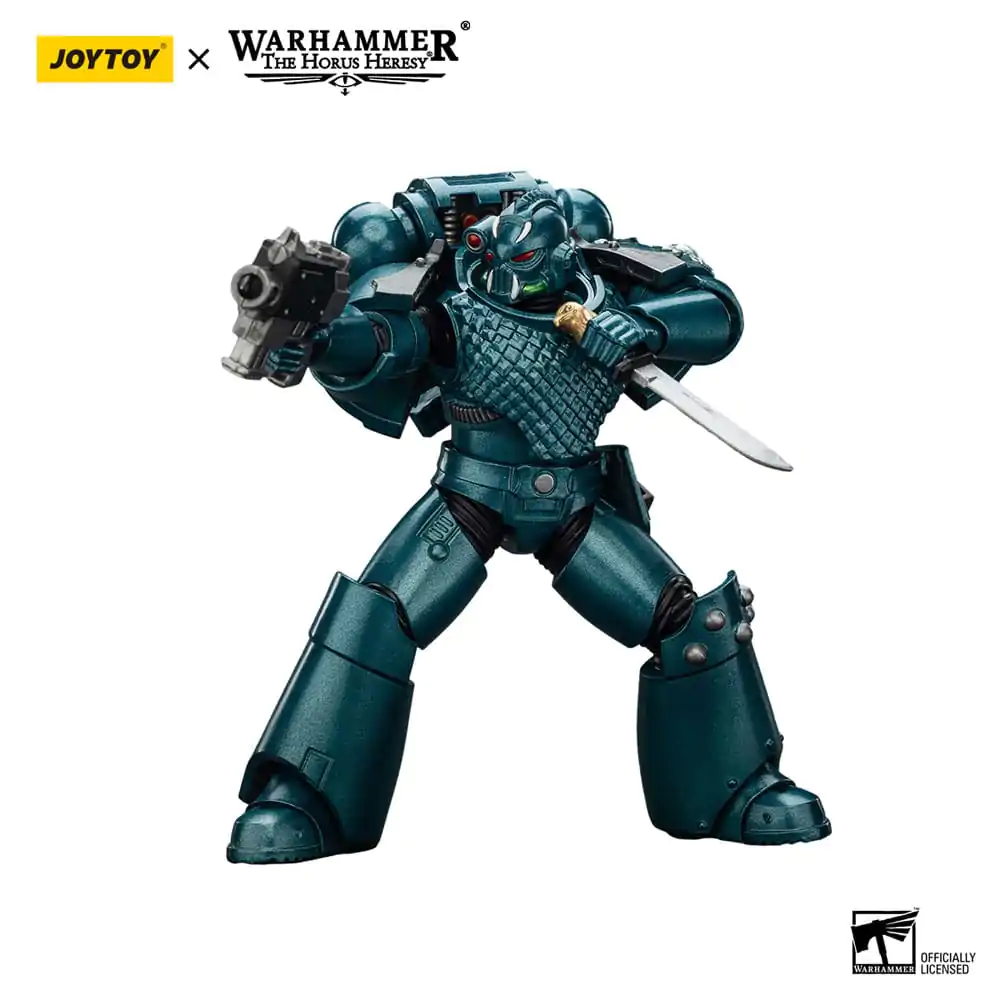 Warhammer The Horus Heresy Figurina de acțiune Alpha Legion Head hunter cu Banestrike Combi-Bolter și Pumnal energetic 20 cm poza produsului