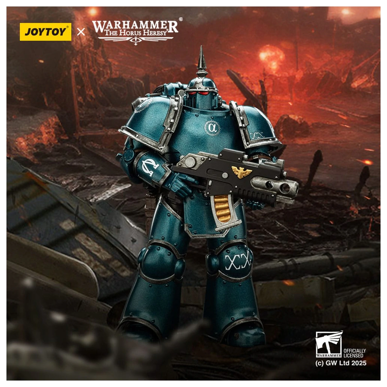 Warhammer The Horus Heresy figurina de actiune Alpha Legion MK III Tactical Legionary 12 cm poza produsului