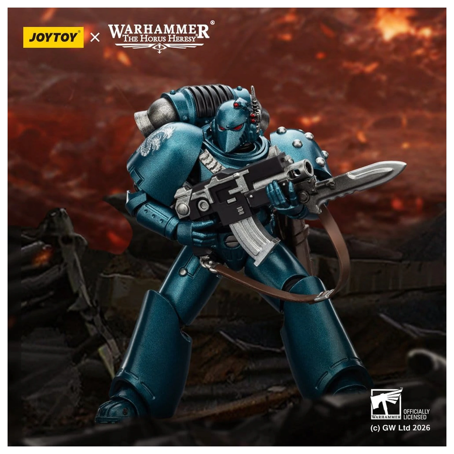 Warhammer The Horus Heresy figurina Alpha Legion MKVI Tactical Legionary 12 cm poza produsului