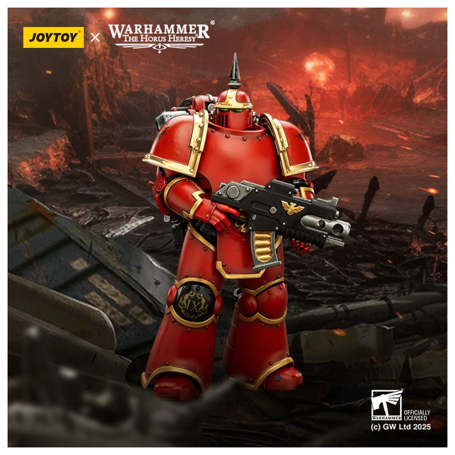 Warhammer The Horus Heresy figurina de actiune Blood Angels MK lll Tactical Legionary 12 cm poza produsului