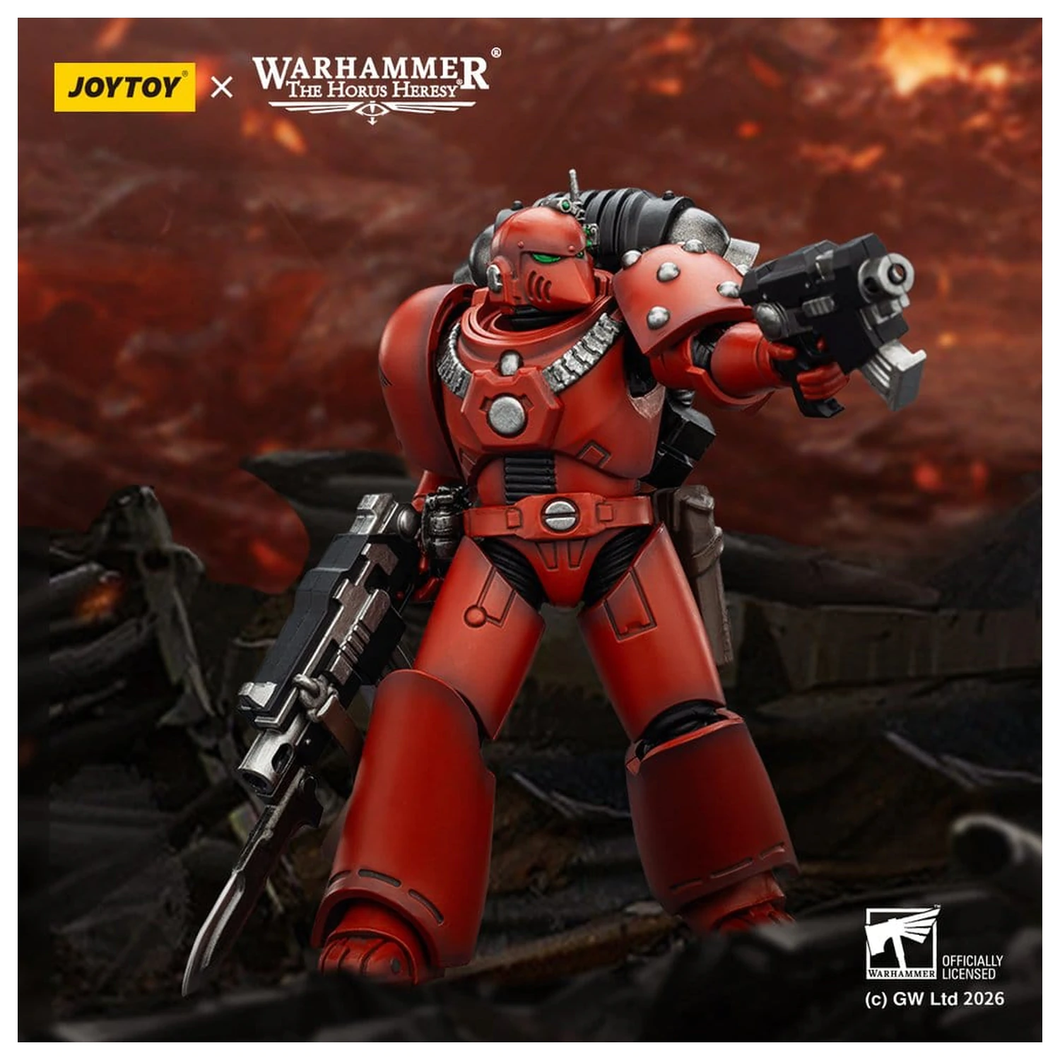 Warhammer The Horus Heresy figurina Blood Angels MKVI Tactical Legionary 12 cm poza produsului