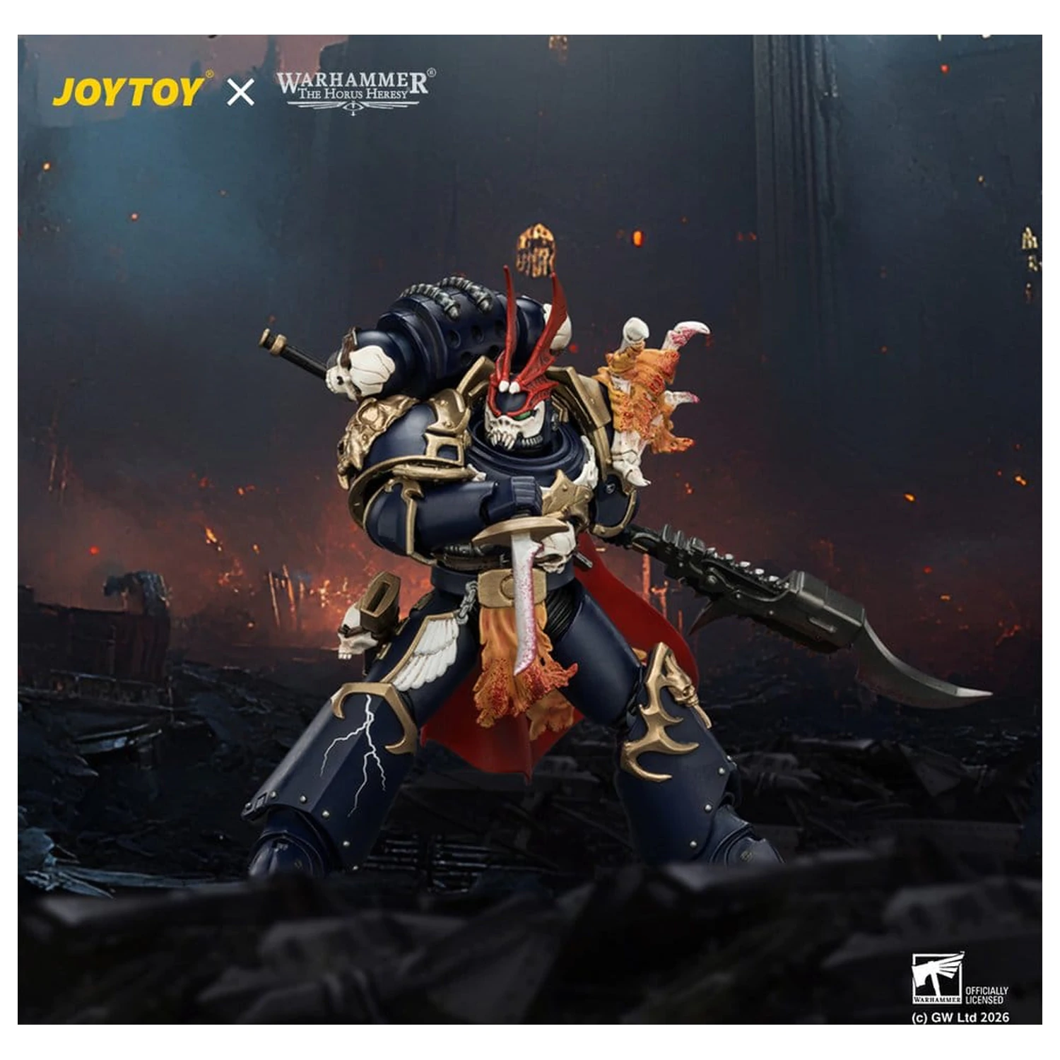 Warhammer The Horus Heresy figurina de actiune First Captain of the Night Lords (The Prince of Crows) 13 cm poza produsului