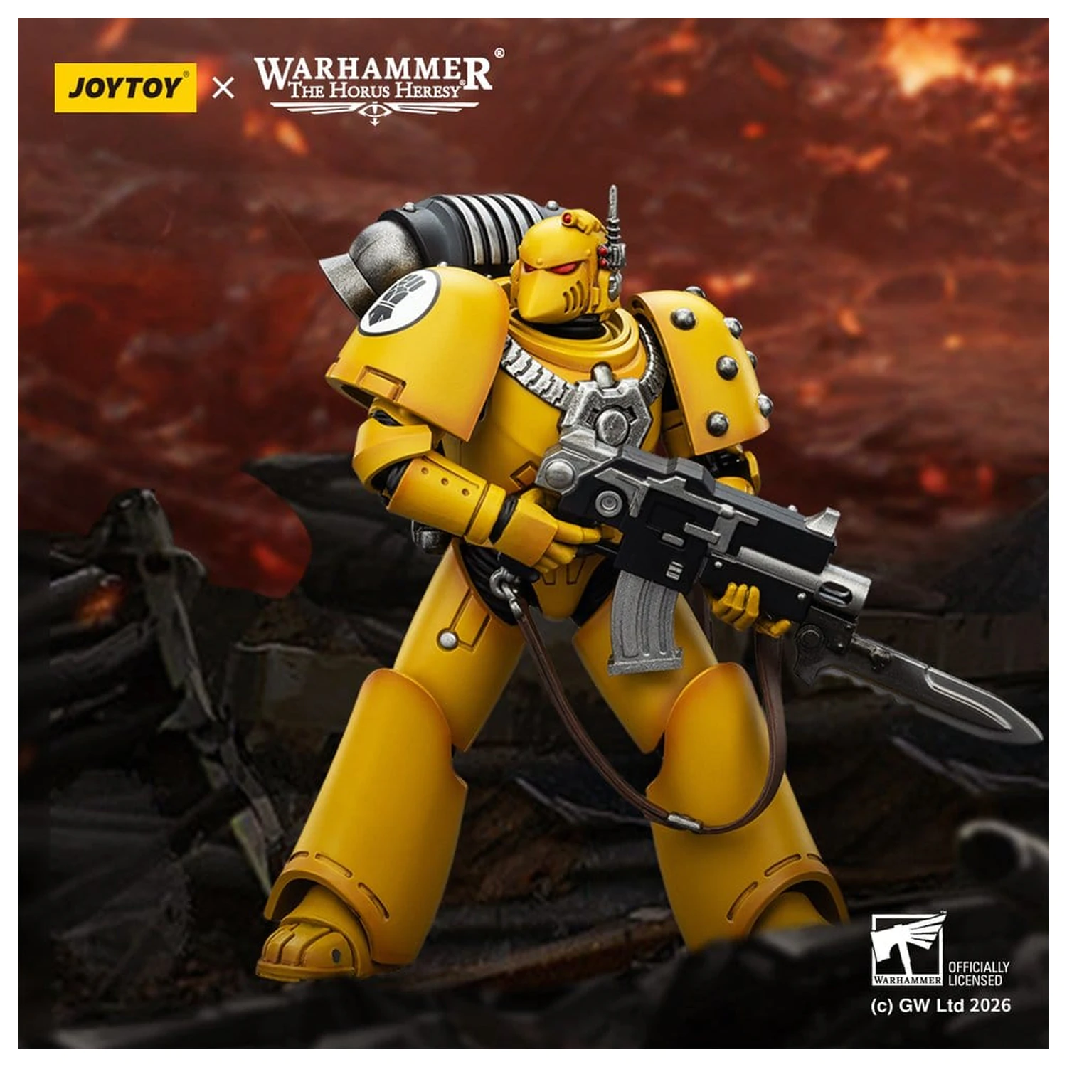 Warhammer The Horus Heresy figurina de actiune Imperial Fist MKVI Tactical Legionary 12 cm poza produsului