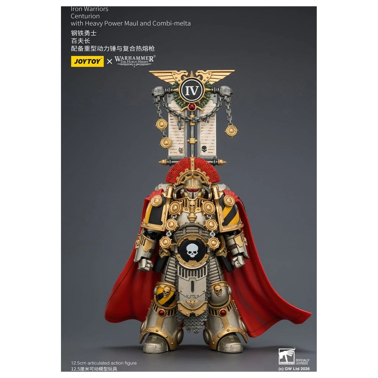 Warhammer The Horus Heresy figurina de actiune Iron Warriors Centurion 13 cm poza produsului