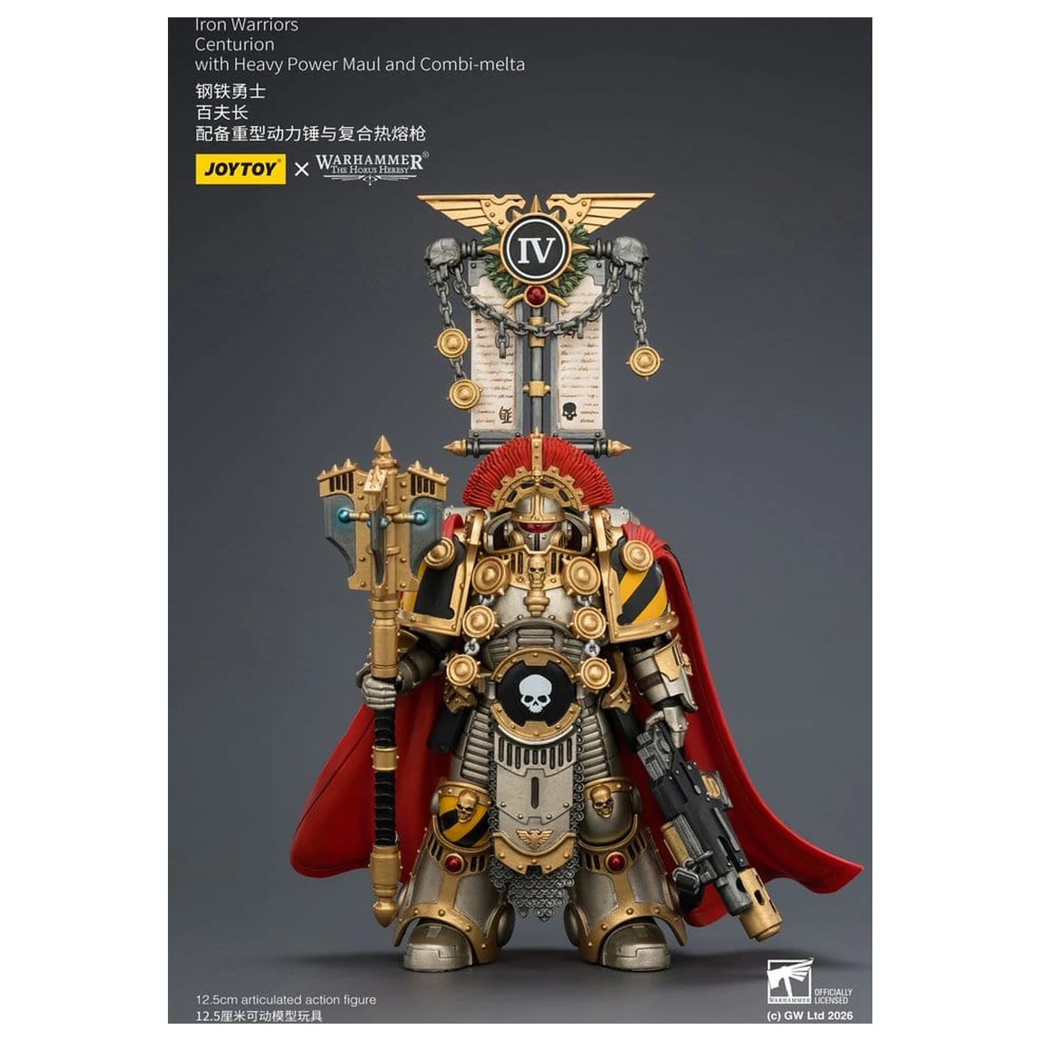 Warhammer The Horus Heresy figurina de actiune Iron Warriors Centurion 13 cm poza produsului