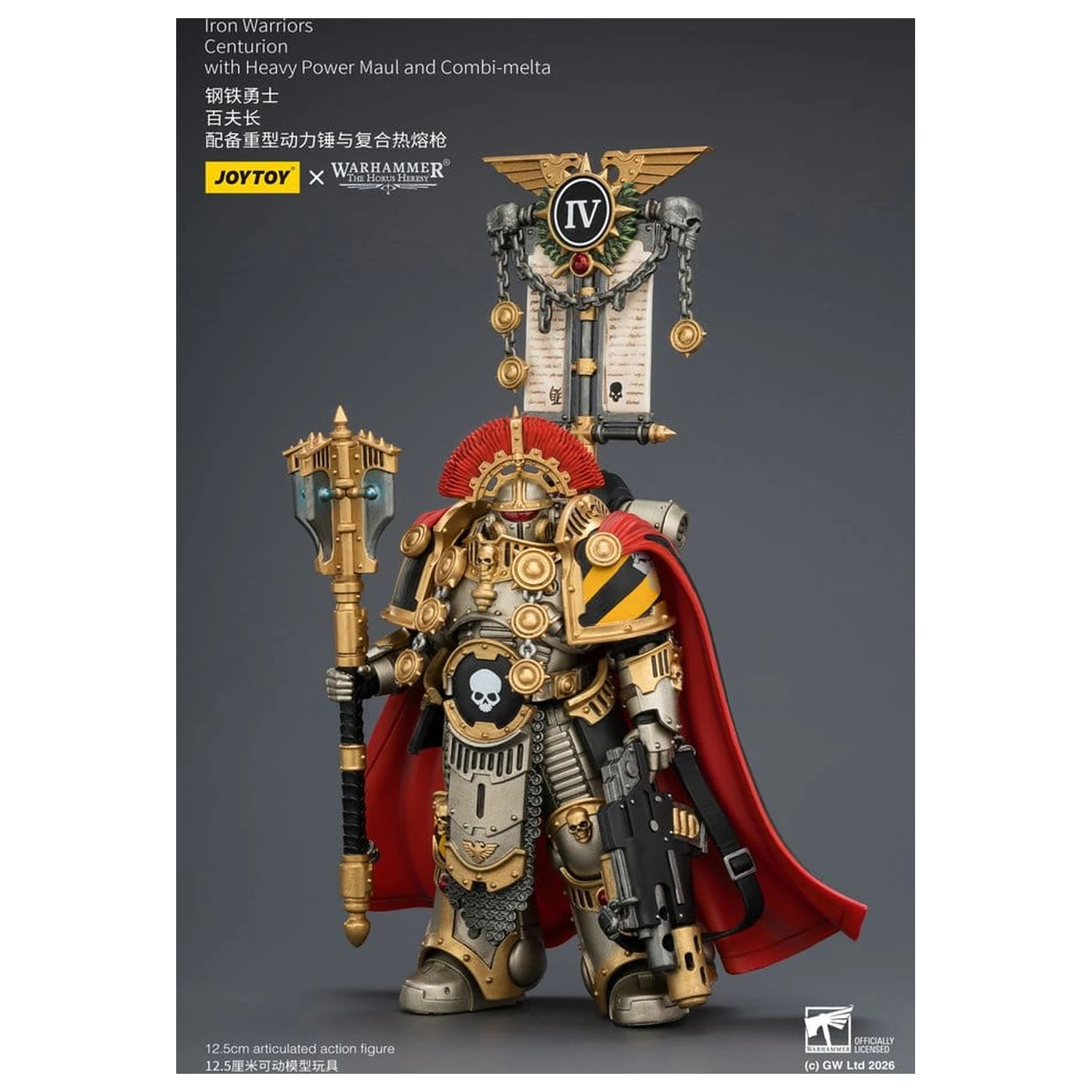 Warhammer The Horus Heresy figurina de actiune Iron Warriors Centurion 13 cm poza produsului