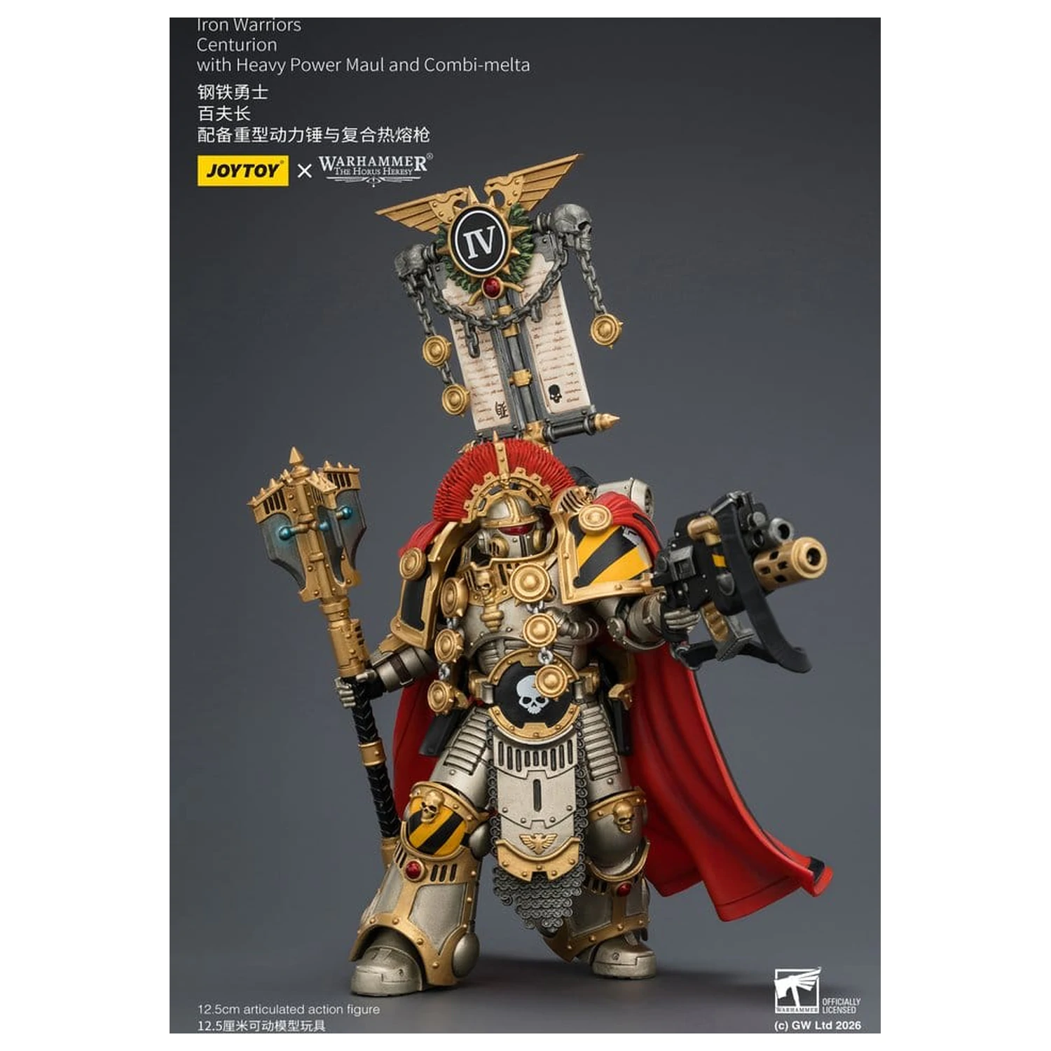 Warhammer The Horus Heresy figurina de actiune Iron Warriors Centurion 13 cm poza produsului