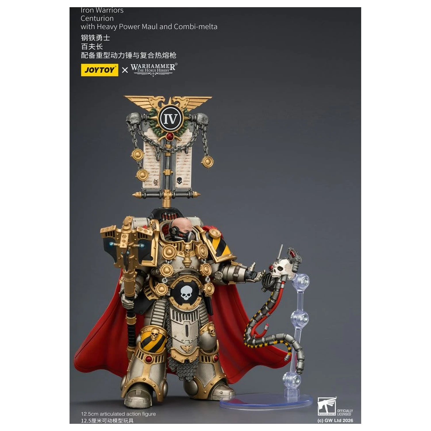 Warhammer The Horus Heresy figurina de actiune Iron Warriors Centurion 13 cm poza produsului