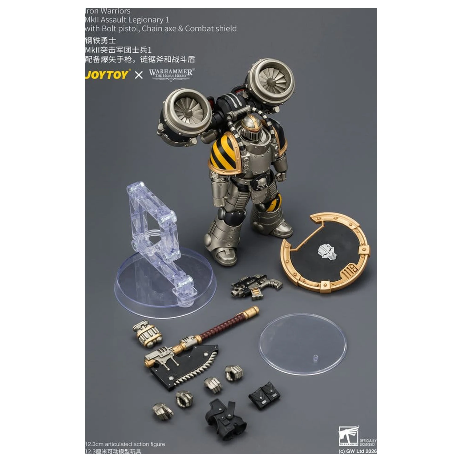 Warhammer The Horus Heresy figurina de actiune Iron Warriors MkII Assault Legionary 1 12 cm poza produsului