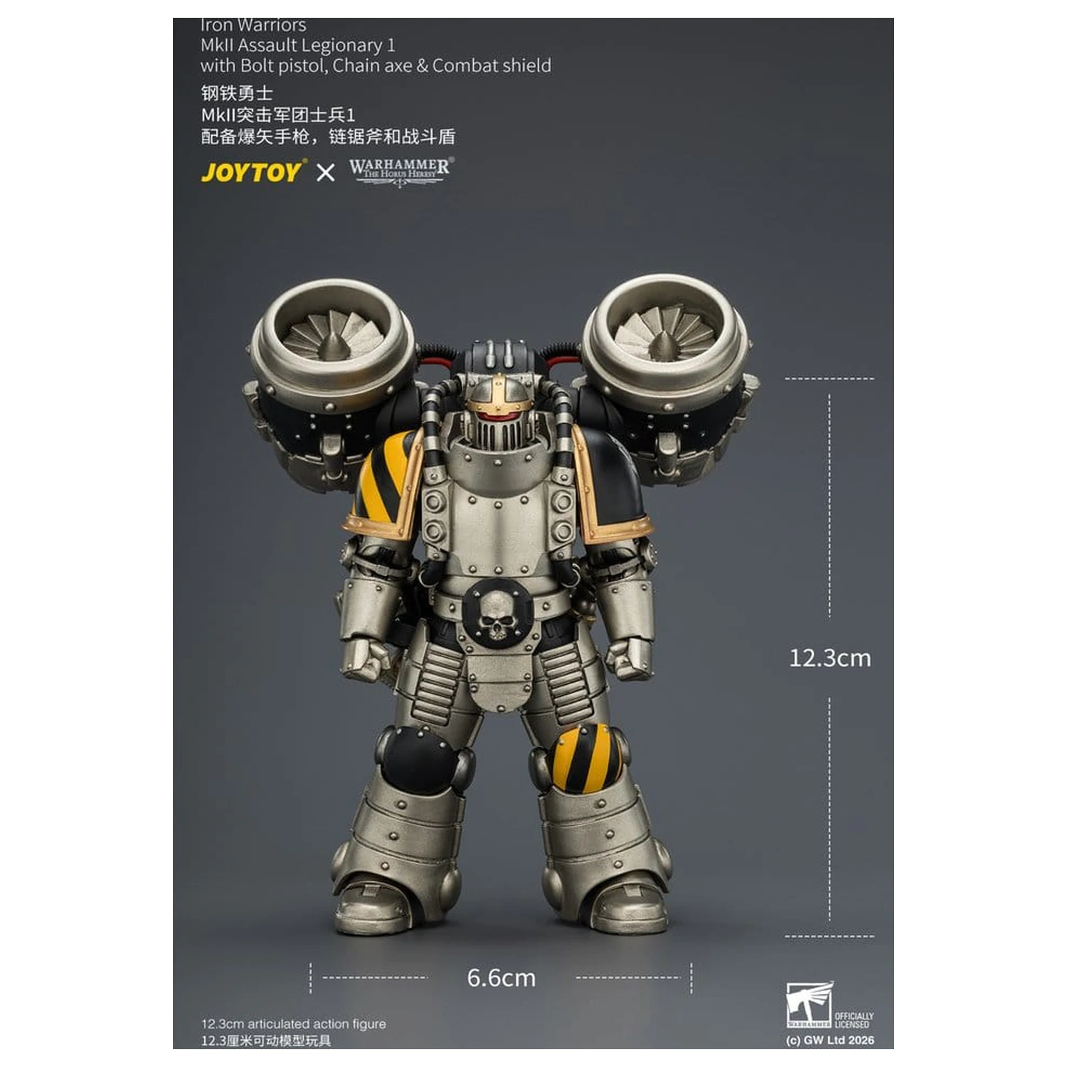 Warhammer The Horus Heresy figurina de actiune Iron Warriors MkII Assault Legionary 1 12 cm poza produsului