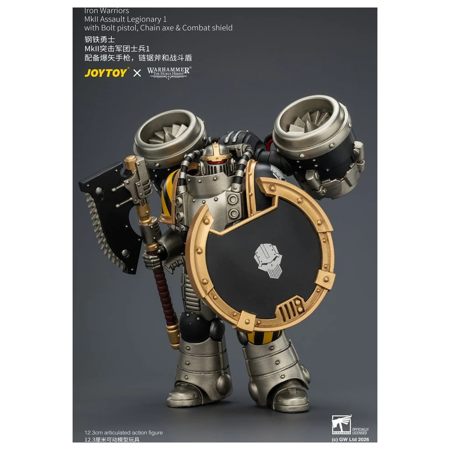 Warhammer The Horus Heresy figurina de actiune Iron Warriors MkII Assault Legionary 1 12 cm poza produsului