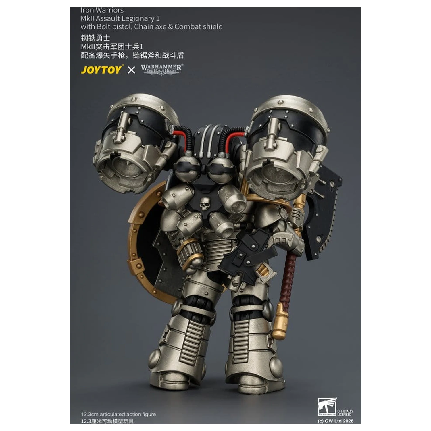 Warhammer The Horus Heresy figurina de actiune Iron Warriors MkII Assault Legionary 1 12 cm poza produsului