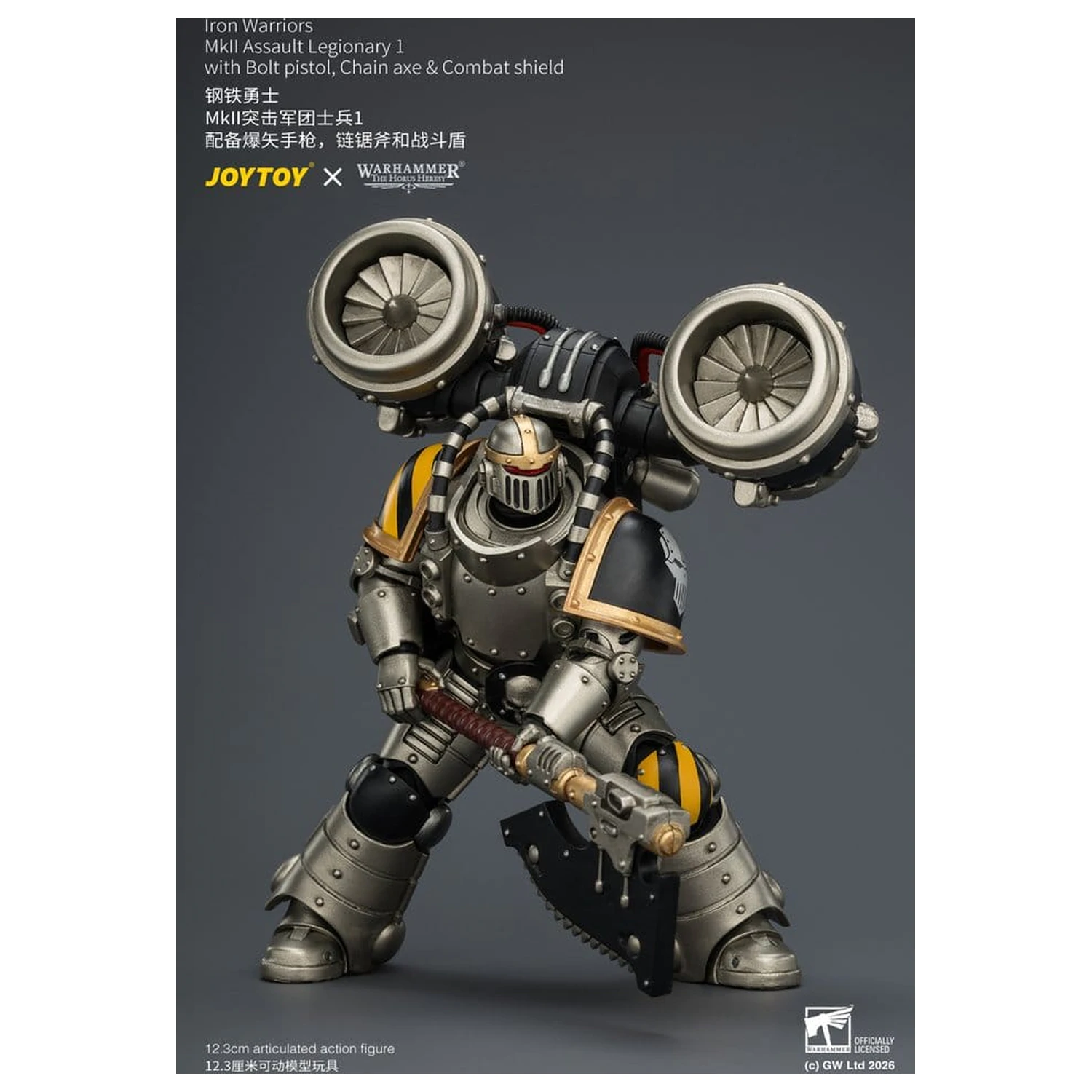 Warhammer The Horus Heresy figurina de actiune Iron Warriors MkII Assault Legionary 1 12 cm poza produsului