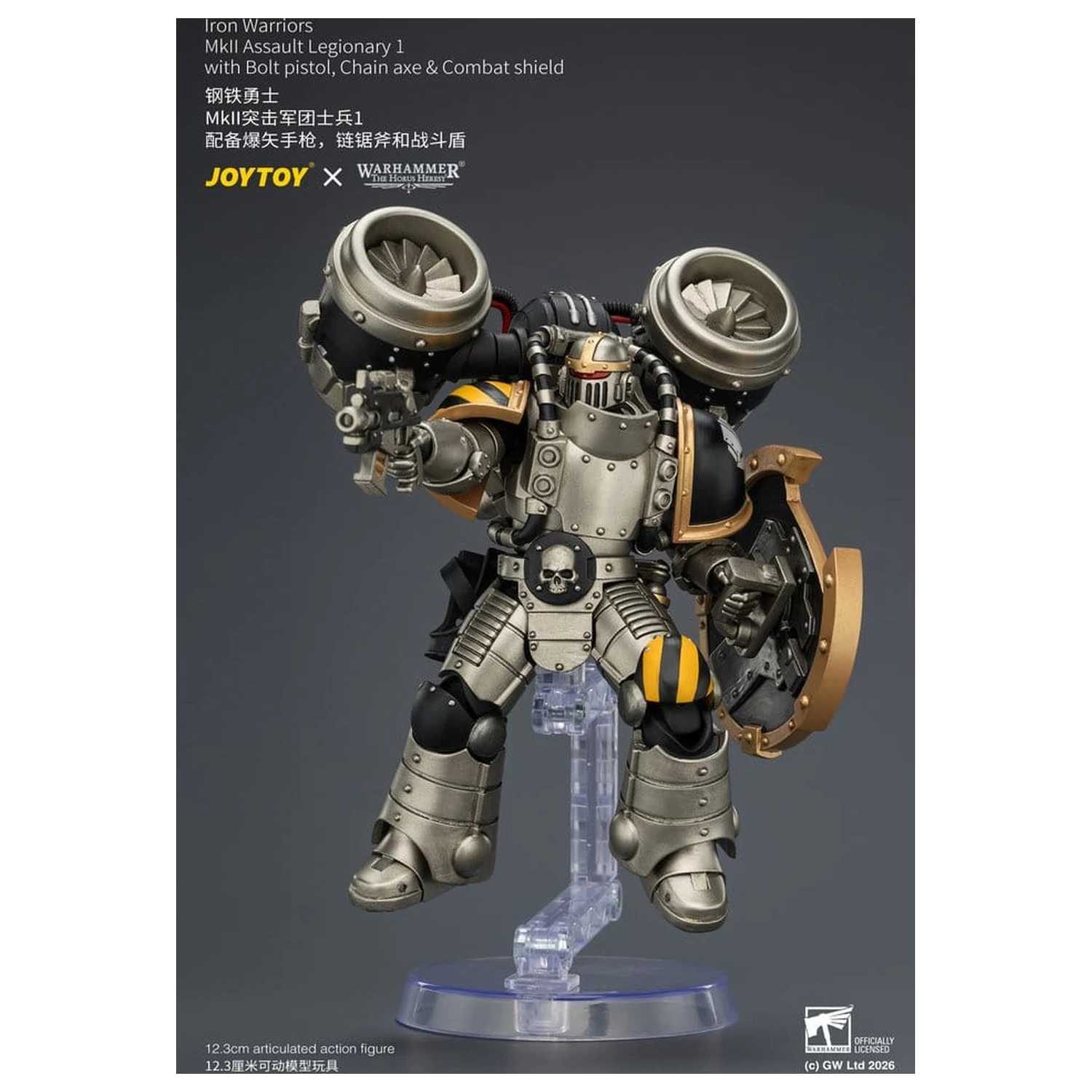 Warhammer The Horus Heresy figurina de actiune Iron Warriors MkII Assault Legionary 1 12 cm poza produsului