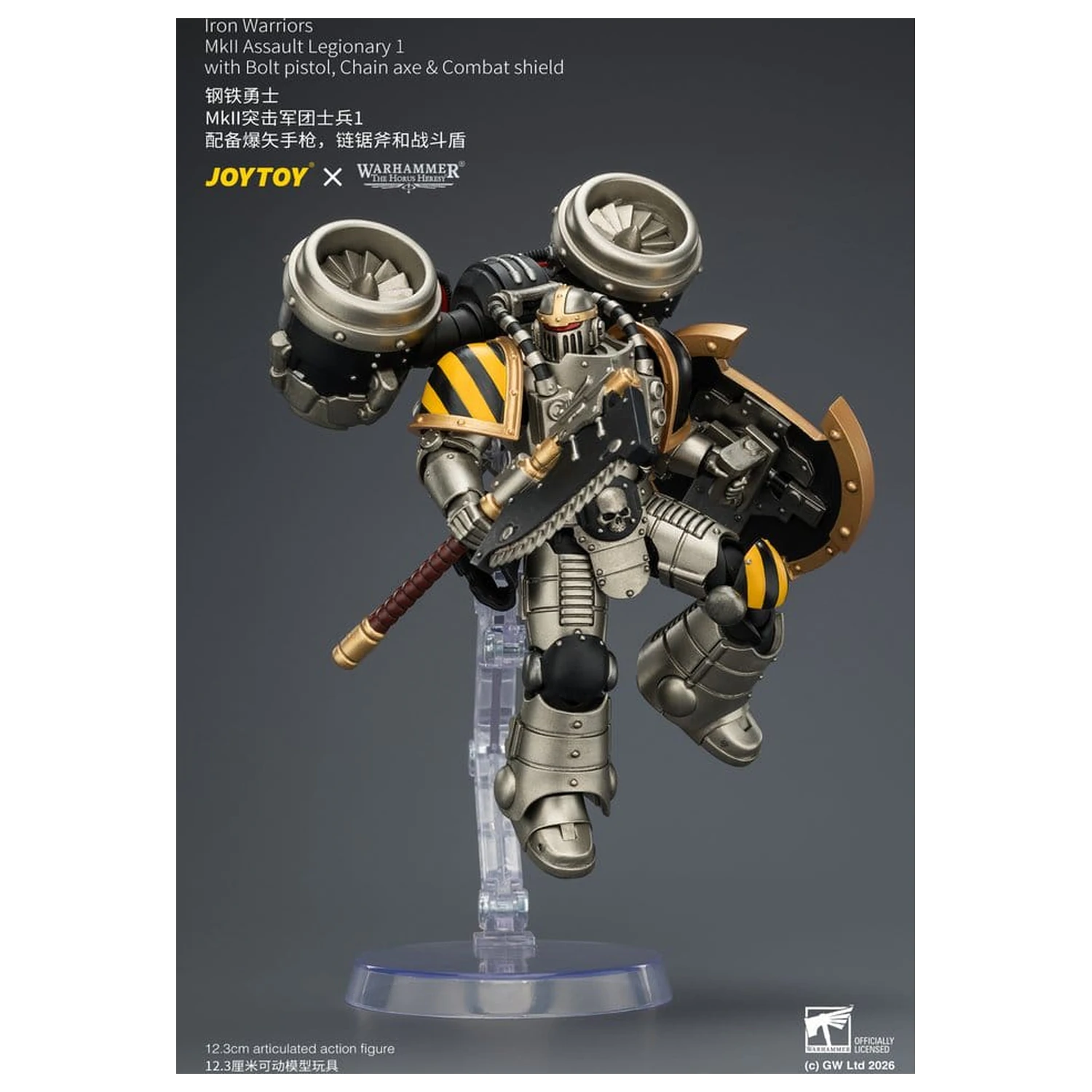 Warhammer The Horus Heresy figurina de actiune Iron Warriors MkII Assault Legionary 1 12 cm poza produsului