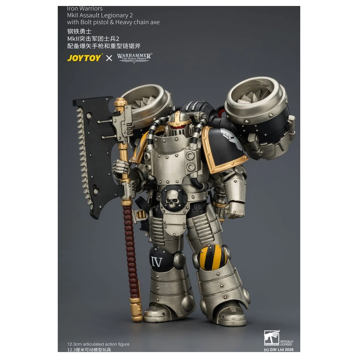 Warhammer The Horus Heresy Figurina de actiune Iron Warriors MkII Assault Legionary 2 12 cm poza produsului