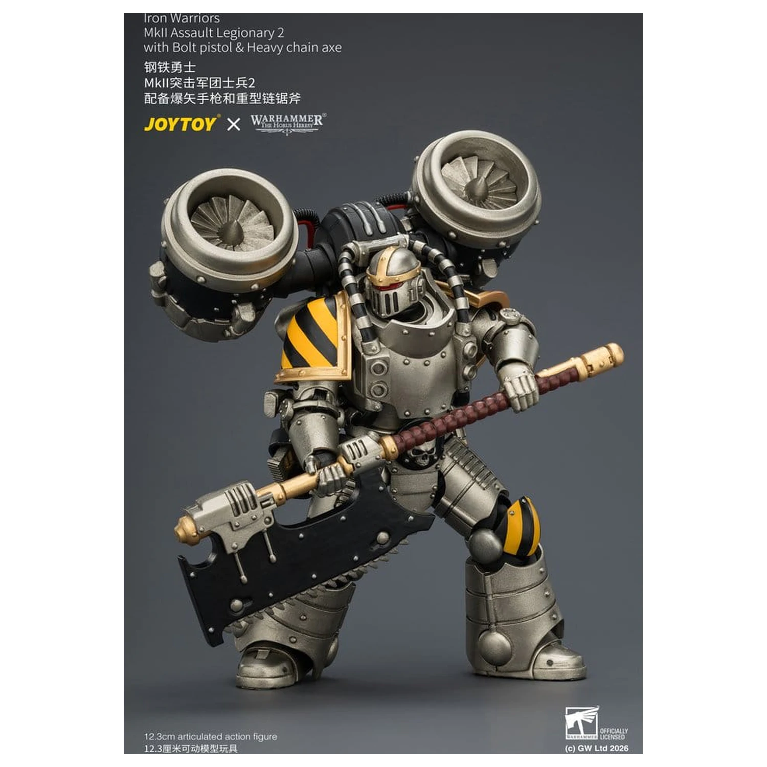 Warhammer The Horus Heresy Figurina de actiune Iron Warriors MkII Assault Legionary 2 12 cm poza produsului