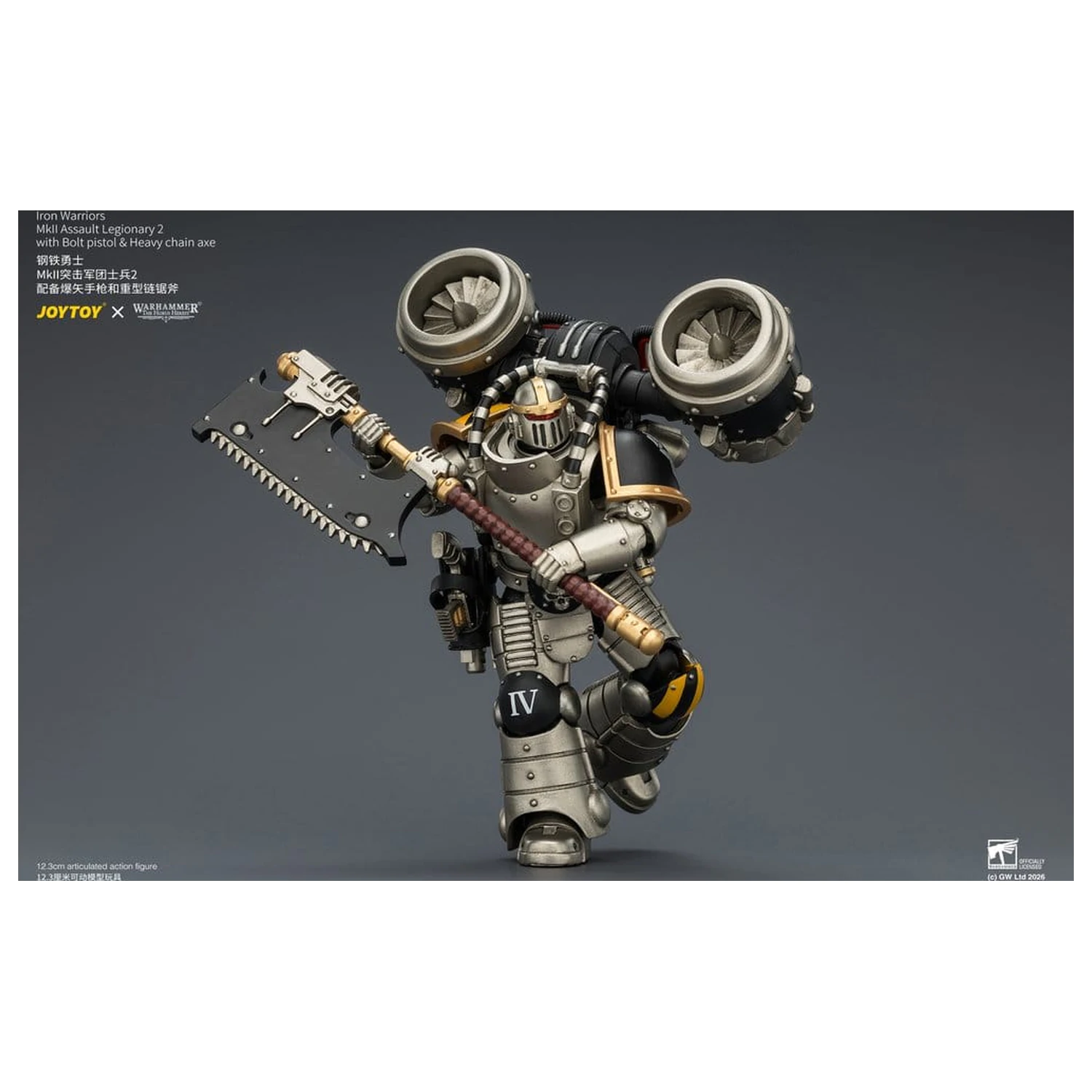 Warhammer The Horus Heresy Figurina de actiune Iron Warriors MkII Assault Legionary 2 12 cm poza produsului