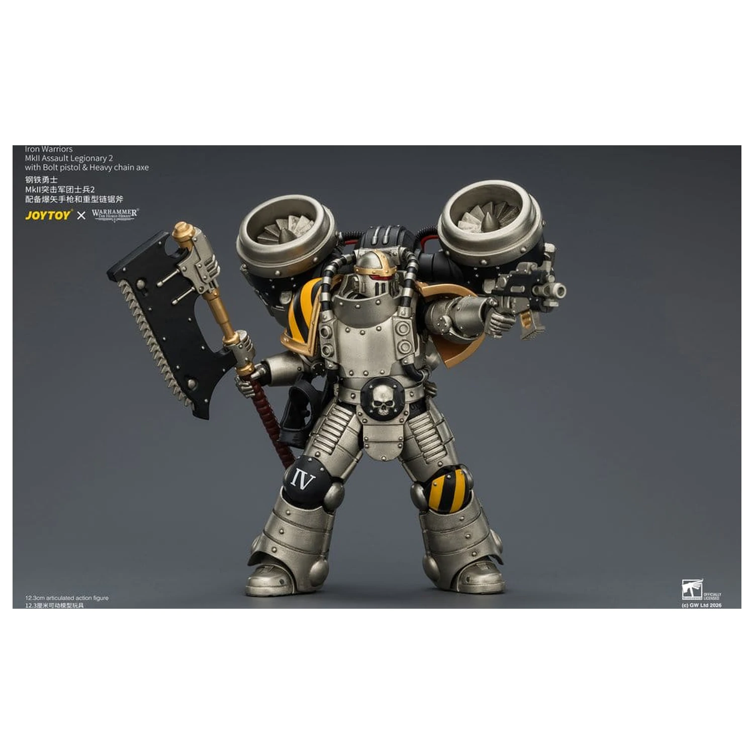 Warhammer The Horus Heresy Figurina de actiune Iron Warriors MkII Assault Legionary 2 12 cm poza produsului