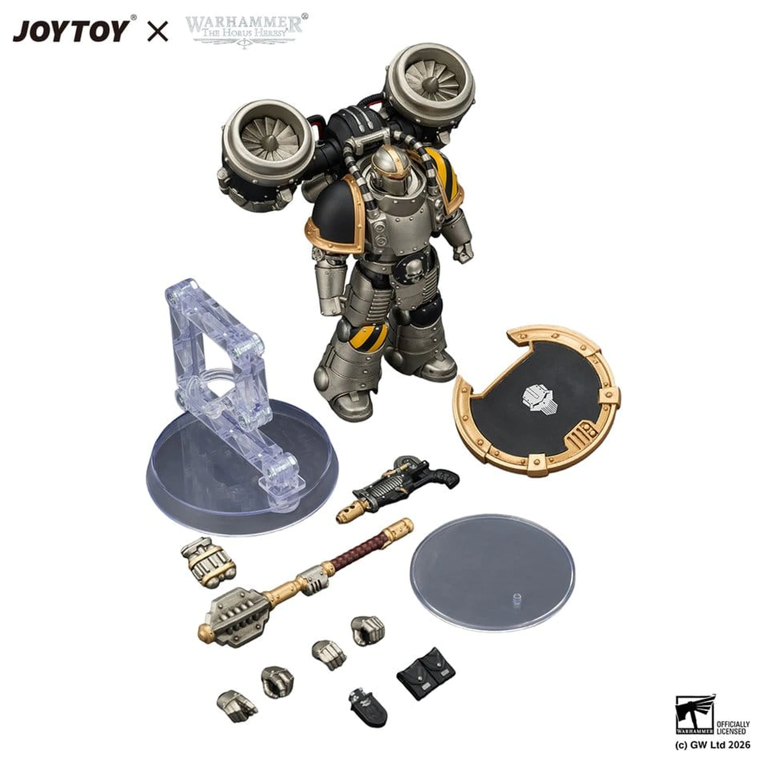 Warhammer The Horus Heresy figurina de actiune Iron Warriors MkII Assault Sergeant 12 cm poza produsului