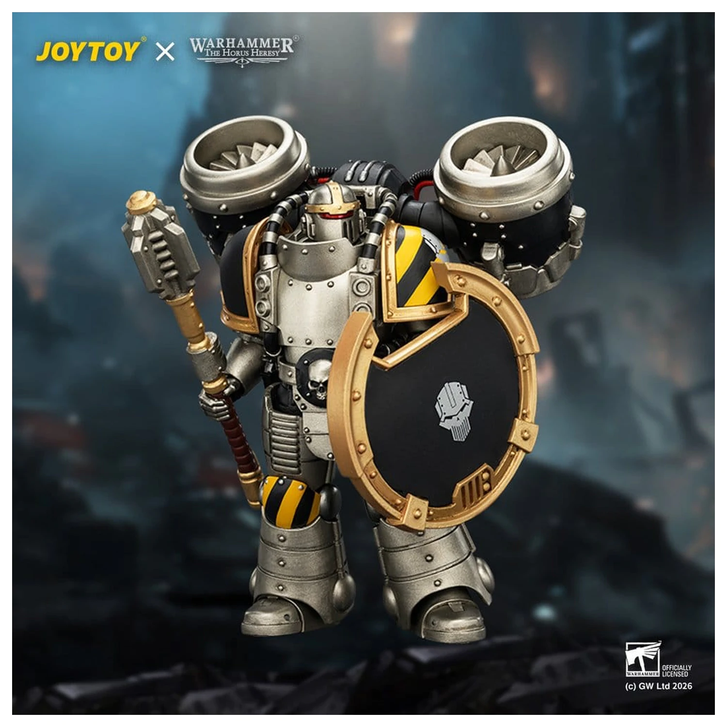 Warhammer The Horus Heresy figurina de actiune Iron Warriors MkII Assault Sergeant 12 cm poza produsului