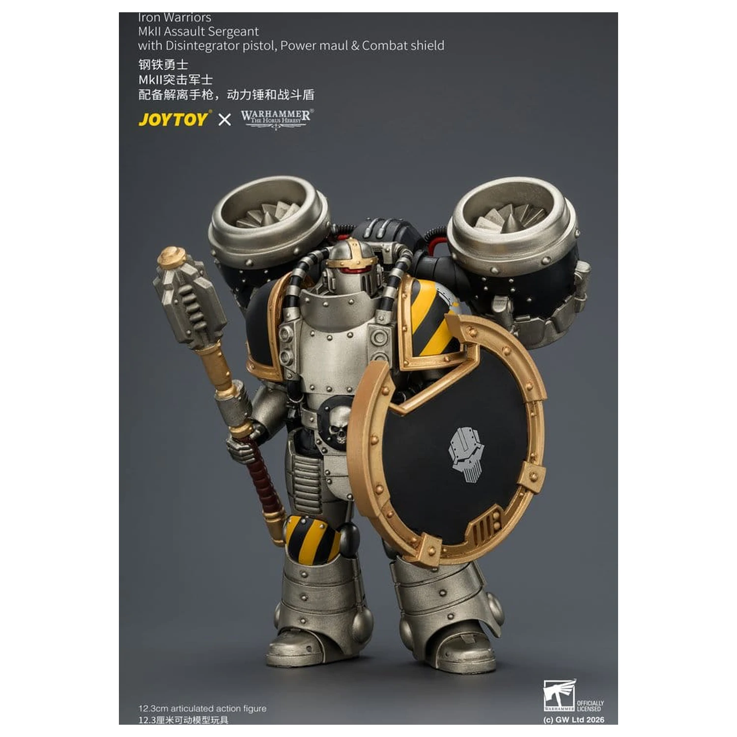 Warhammer The Horus Heresy figurina de actiune Iron Warriors MkII Assault Sergeant 12 cm poza produsului