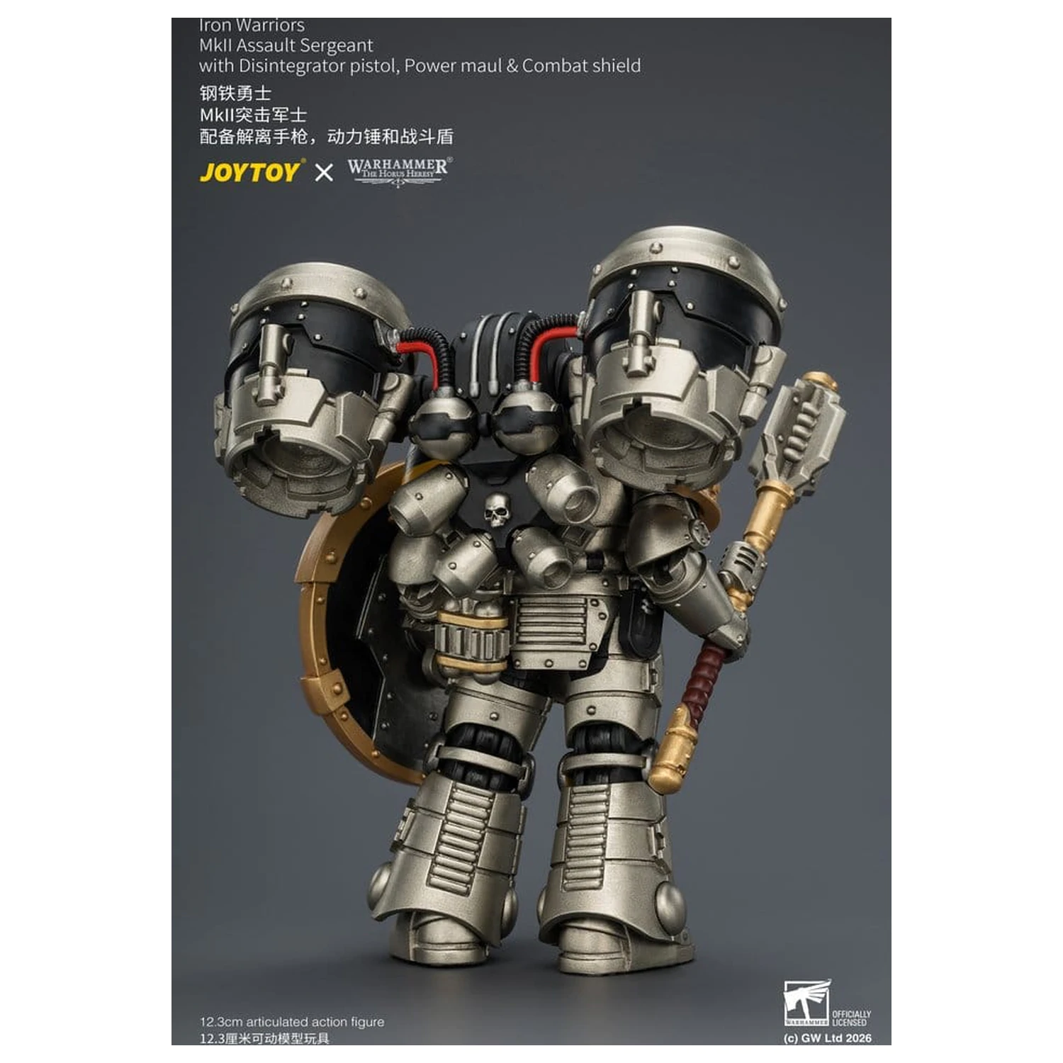 Warhammer The Horus Heresy figurina de actiune Iron Warriors MkII Assault Sergeant 12 cm poza produsului