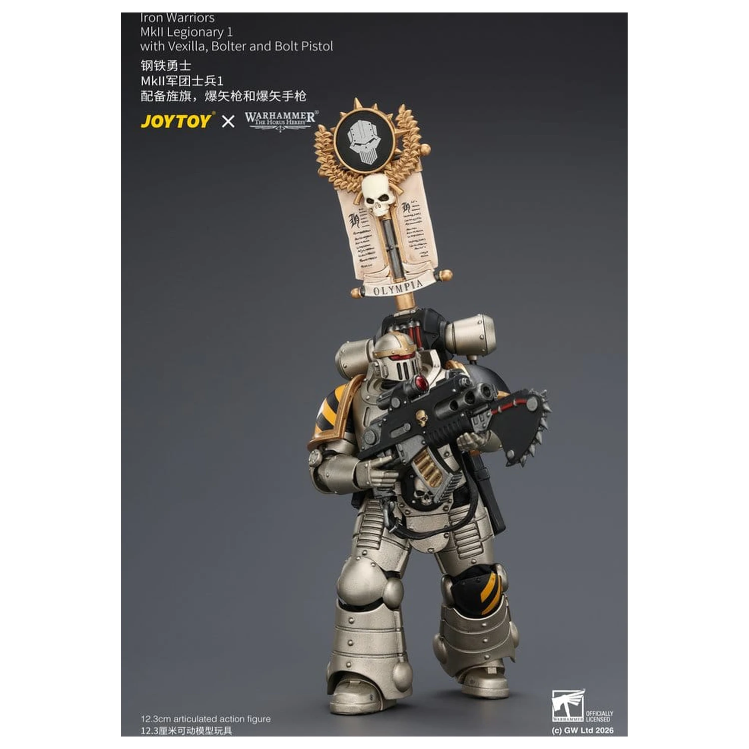 Warhammer The Horus Heresy figurina de actiune Iron Warriors MkII Legionary 1 12 cm poza produsului