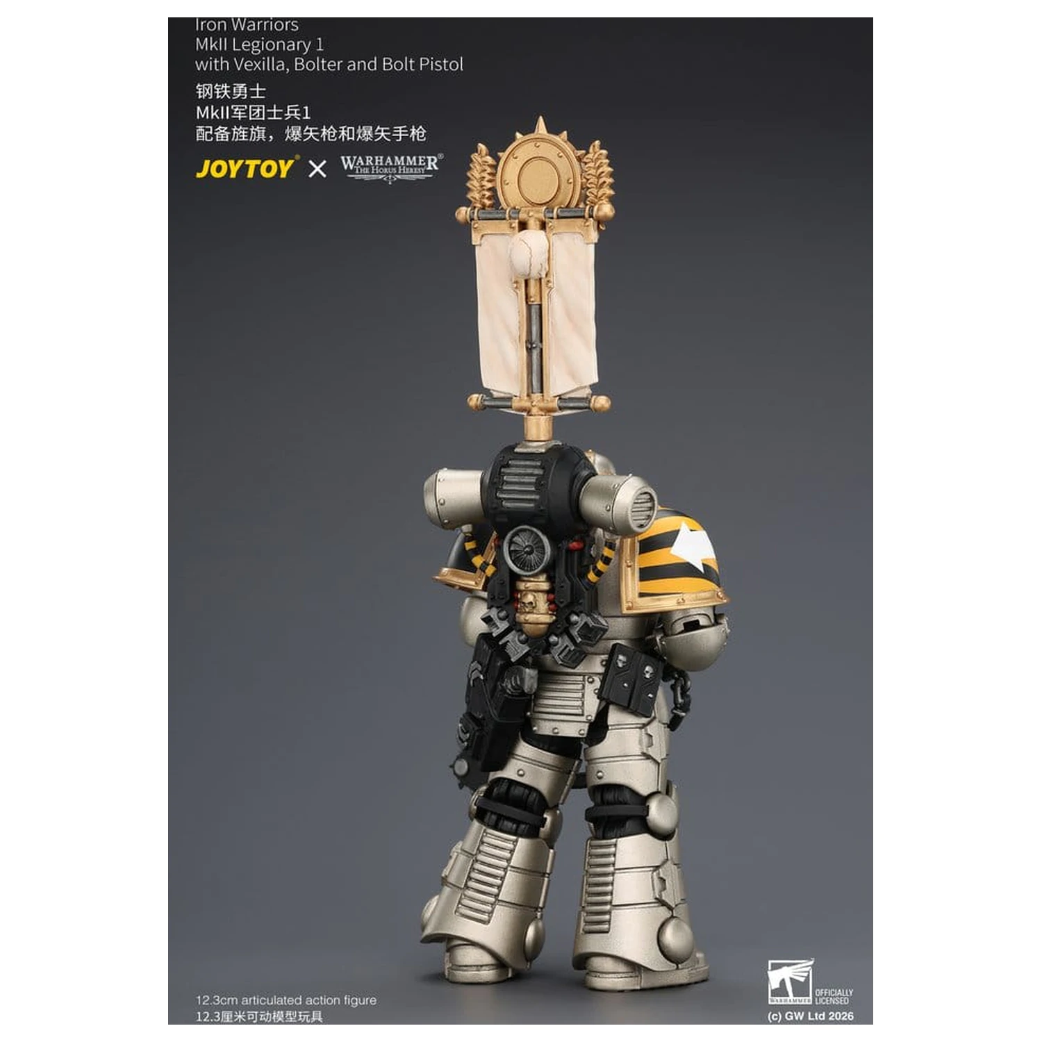 Warhammer The Horus Heresy figurina de actiune Iron Warriors MkII Legionary 1 12 cm poza produsului