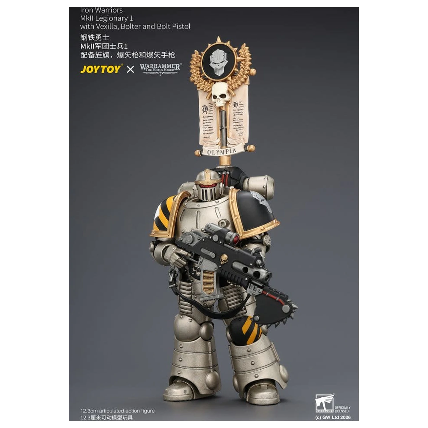 Warhammer The Horus Heresy figurina de actiune Iron Warriors MkII Legionary 1 12 cm poza produsului