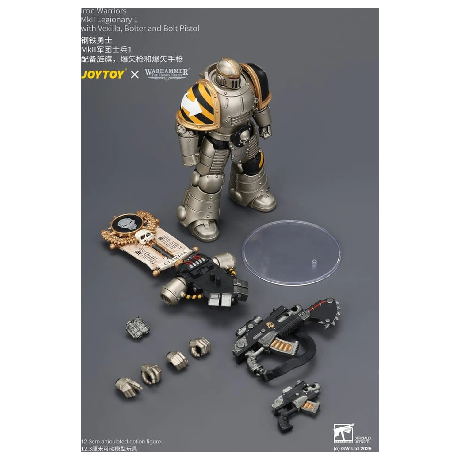 Warhammer The Horus Heresy figurina de actiune Iron Warriors MkII Legionary 1 12 cm poza produsului